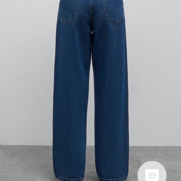 Denim. Jeans woman Wide-leg. Size M - Picture 4 of 5